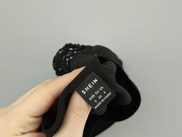 czarne prześwitujące bluzki: Shein, Bluzka damska, rozmiar S — 5