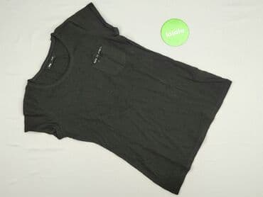 czarne t shirty basic: Sinsay, T-shirt damski, rozmiar M — 2