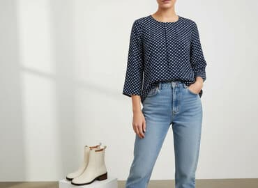 granatowa bluza: Bluzka damska, rozmiar S — 5