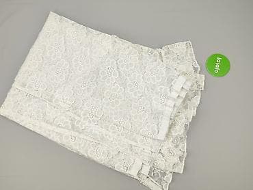 stan jak tkanina: Biała koronkowa tkanina dekoracyjna - Materiał: cienka, miękka — 2