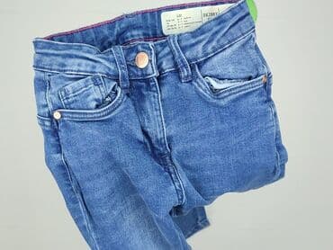 bluza z fajnymi napisami: Spodnie jeansowe, Pepperts!, 7 lat, 122, stan - Bardzo dobry — 5