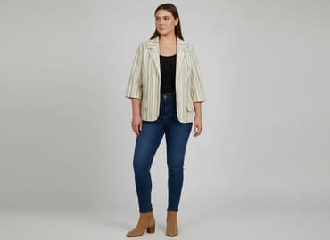 koszulka pod marynarkę damska: Marynarka damska, rozmiar XL — 7