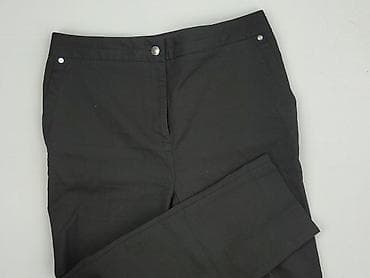 Women's Clothing: Marks & Spencer, Material trousers for women, size M — 1