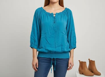 koszulka z zetorem: Ze-Ze, Bluzka damska, rozmiar L — 6