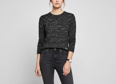 czarne body z długim rękawem h m: H&M, Women`s sweater, size S — 1