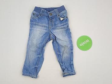 pull jeans: Spodnie jeansowe, H&M, 9-12 miesięcy, stan - Bardzo dobry — 2