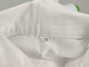 spodnie despacito: Shirt 12 years, condition - Very good, pattern - Monochromatic, color - White — 4
