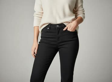 buty zimowe lv: Loft, Jeansy damskie, rozmiar L — 7