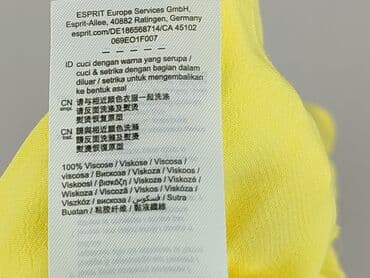 bluzka żółta w czarne paski: Esprit, Bluzka damska, rozmiar M — 5