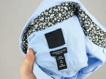 niebieska bluza hm: H&M, Koszulа dla mężczyzn, rozmiar S — 4