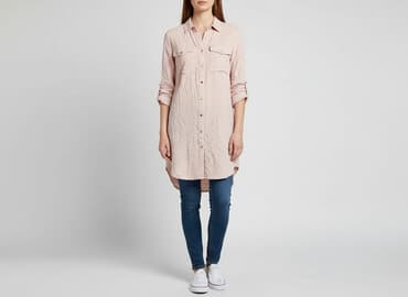 koszula z bufiastymi rękawami sinsay: Sinsay, Sukienka damska, rozmiar S — 1