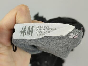 sukienka z połyskującego materiału: Overalls H&M, 13 years, 152-158 cm, condition - Perfect — 4