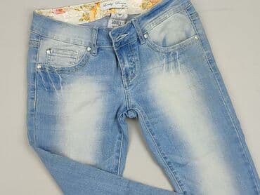 lejon buty zimowe: DENIM JEANS, Spodnie 3/4 damskie, rozmiar S — 1