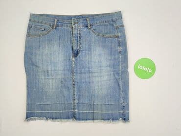 spódniczka alex biało niebieska: KappAhl, Spódnica damska, rozmiar XL — 2