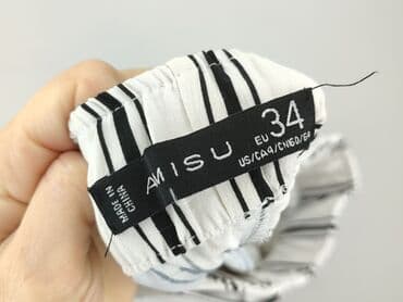 majtki do stroju kąpielowego wysoki stan: Amisu, Spodnie materiałowe damskie, rozmiar XS — 4