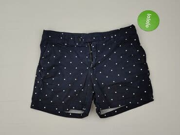 granatowe spodenki damskie: H&M L.O.G.G., Szorty damskie, rozmiar M — 2