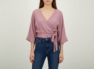 sukienka portfelowa: Bluzka damska, rozmiar S — 6