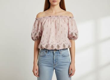 apricot bluzki: Bluzka damska, rozmiar S — 5