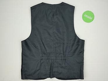 pull and bear polska: Męska kamizelka garniturowa – czarna, klasyczna - Fason: zapinana na — 3
