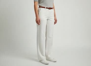 buty do garnituru badura: Barbara Lebek, Spodnie materiałowe damskie, rozmiar M — 6