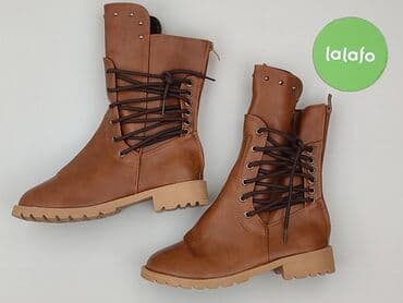 buty zimowe na obcasie ccc: Botki damskie, rozmiar 37 — 3