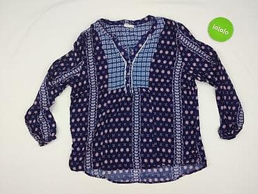 niebieska bluza h: Laura Torelli, Bluzka damska, rozmiar 3XL — 2