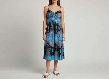 sukienki plażowe plus size: Sukienka damska, rozmiar S — 5