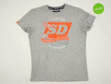 oversize basic t shirt: Superdry, Koszulka dla mężczyzn, rozmiar L — 2