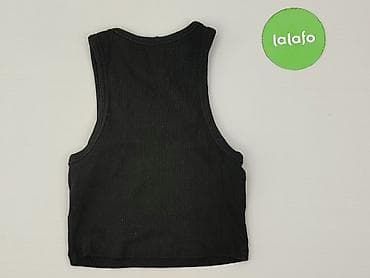 czarny top cropp: Top damski, rozmiar S — 3