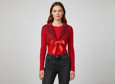 sukienki na wesele z bolerkiem: Bluzka damska, rozmiar S — 1