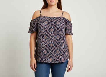 bluzka w stylu latino: Divided, Women's blouse, size 2XL — 1