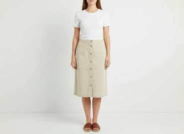 spódnice plisowane z guzikami: Spódnica damska, rozmiar M — 1