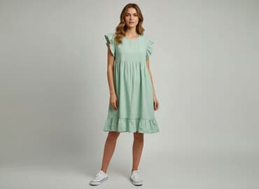 tanie sukienki na komunię dla mamy: Sukienka damska, rozmiar S — 1