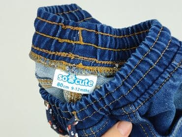 Sweterki: Spodnie jeansowe, So cute, 9-12 miesięcy, stan - Bardzo dobry — 4