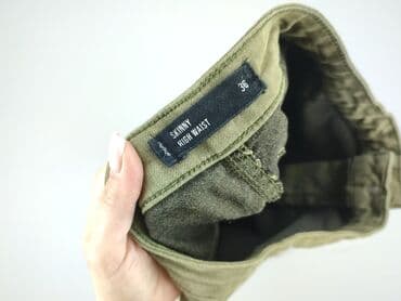 woskowane legginsy z wysokim stanem zara: H&M, Material trousers for women, size S (EU 36) — 5