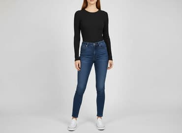 t shirty prążkowany: T-shirt damski, rozmiar S — 1