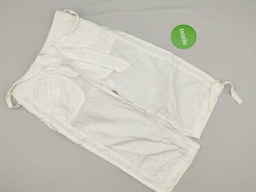 białe spodenki damskie hm: H&M, Spodnie 3/4 damskie, rozmiar L — 2