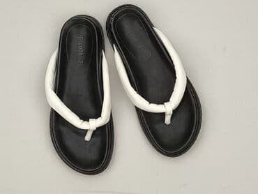 kapcie z białą podeszwą: Japonki damskie, rozmiar 37 — 1