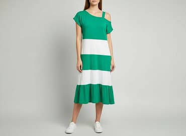 sukienki w paski: Sukienka damska, rozmiar M — 6