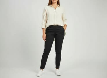 spodnie duże rozmiary damskie: Bpc bonprix collection, Spodnie materiałowe damskie, rozmiar XL — 7