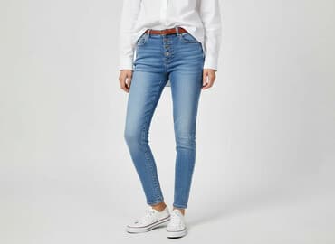 jeansy damskie bez elastanu: Jeansy damskie, rozmiar S — 6