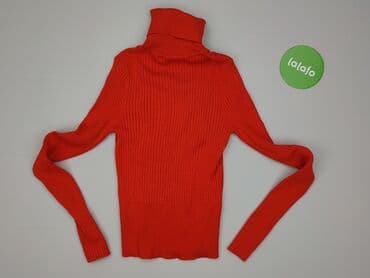 zara koszulka z prązkowanej dzianiny: Zara, Golf damski, S — 6