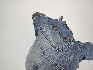 kurtka jeansowa patchwork: Kurtka jeansowa damska, rozmiar L — 5