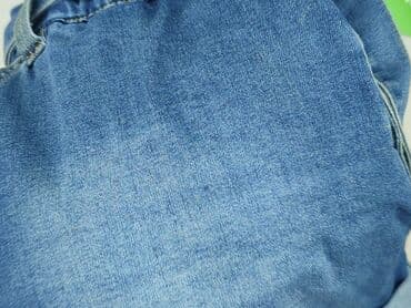 dżinsy z talią paper bag: Beloved, Szorty damskie, rozmiar L — 6