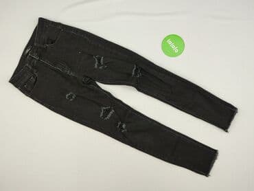 legginsy z wysokim stanem modelujące: Jeansy damskie, S — 2