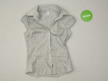 szara bluzka h m: H&M, Koszula damska, rozmiar S — 2