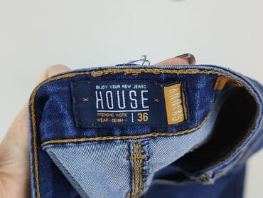 spodnie woskowane house: Jeans for women, size S — 4