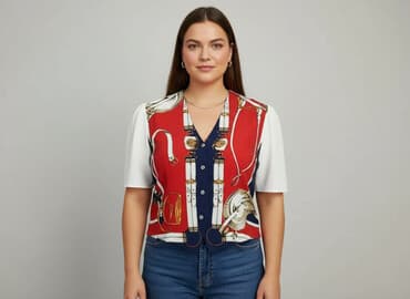 koszulka z zetorem: OPUS, Bluzka damska, 2XL — 8