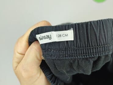 woskowane spodnie z wysokim stanem zara: Sweatpants, Sinsay, 8 years, 128, condition - Very good — 4