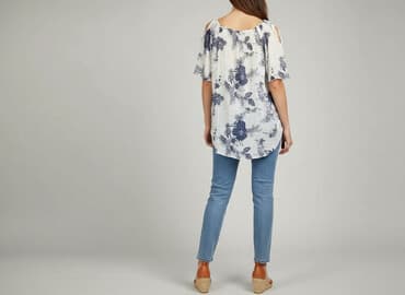 bluzka damska ze ściągaczem na dole: Жіноча блуза, розмір L — 1